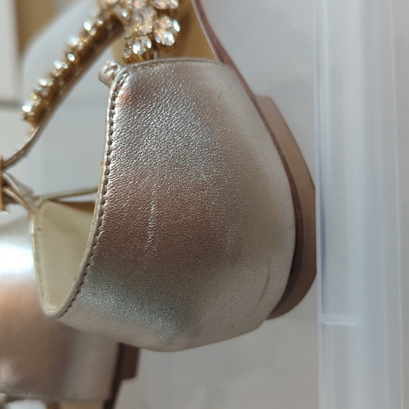 Giuseppe Zanotti Rhinestone Bridal Thong Sandals - Picture 8 of 10